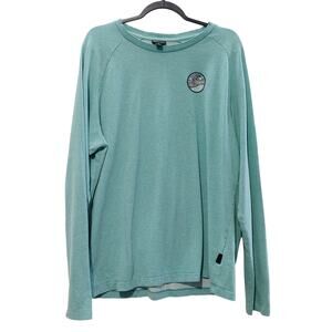 Patagonia Conquerors Of The Useless Crewneck Surfcore Sweatshirt Green Mens XL